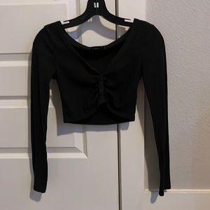 urban outfitters crop long sleeve